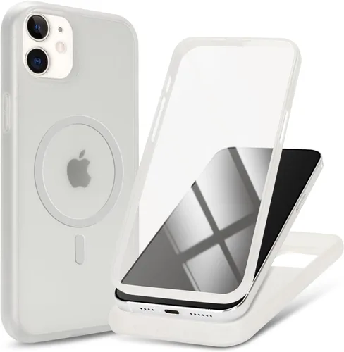 Vista 36 de Funda magnética para iPhone 12 mini con protector de pantalla integrado, compatible con MagSafe, para Apple 12 Mini, fundas de cuerpo completo