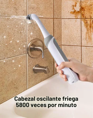 Vista 3 de kHelfer Cepillo de lechada eléctrico recargable con batería incorporada, cepillo de potencia de alambre de acero inoxidable KH6A mejorado e