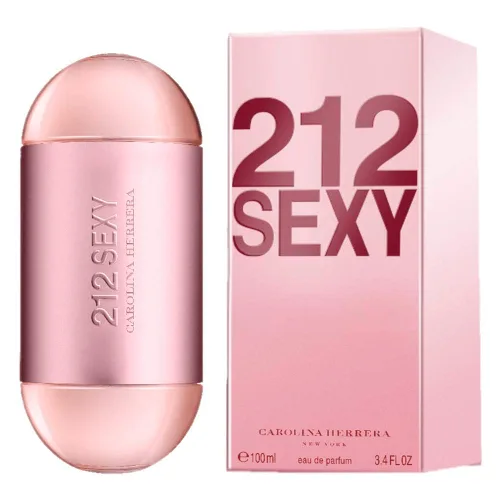 Vista 2 de Agua de perfume 212 Sexy de Carolina Herrera para mujeres. Agua de perfgume de 3.4 onzas