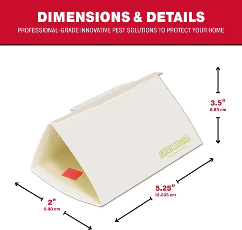 Vista 2 de Catchmaster Trampas para plagas y polillas de despensa, paquete de 6 unidades, mata insectos para almacenamiento de cocina, trampas adhesivas