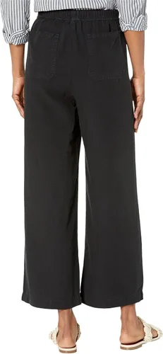 Vista 2 de Splendid Womens Angie Crop Wide Leg Pant Negro