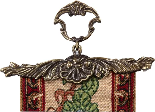 Vista 6 de Charlotte Home Furnishings Wine Merchants I Tapestry Bell Pull - 6 pulgadas x 42 pulgadas, algodón/viscosa/poliéster