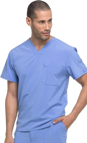 Vista 5 de Dickies EDS Essentials Men Scrubs Top Tuckable V-Neck DK635