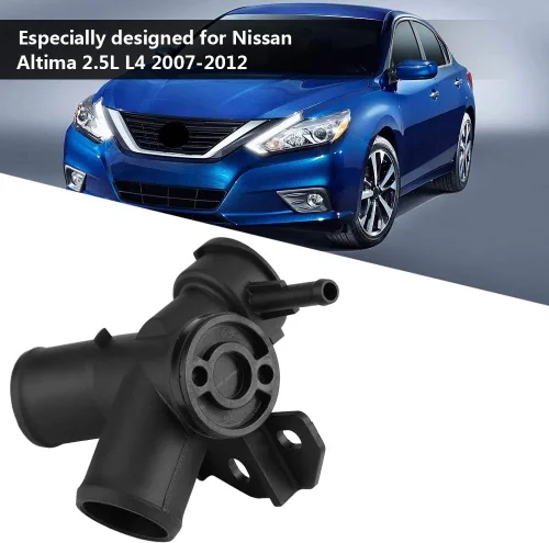 Vista 8 de 21501-9HA0A Cuello de relleno de radiador en línea, cuello de relleno de radiador de automóvil Keenso Brida de salida de agua para Nissan Altima