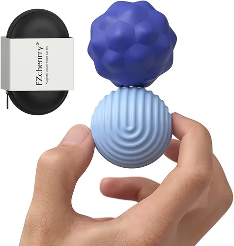 Vista 16 de Bolas magnéticas de juguete fidget, juguete sensorial de silicona para aliviar el estrés para adultos, adolescentes con autismo, ansiedad, TDAH