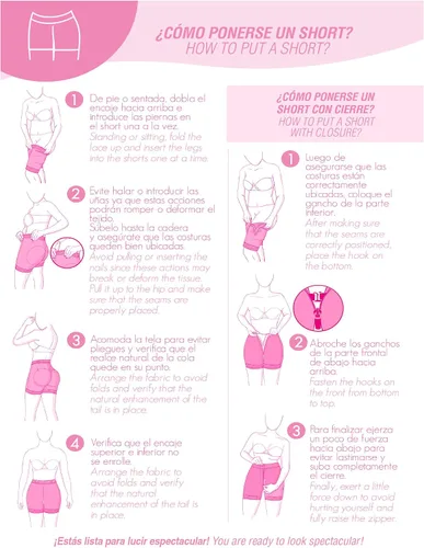 Vista 7 de M&D Fajas Colombianas Pantalones cortos Levanta Gluteos Colombianos