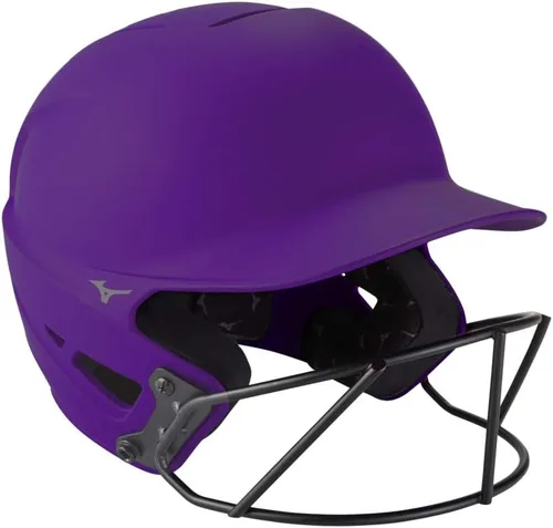 Vista 7 de Mizuno Casco de bateo de sóftbol F6 Fastpitch para adultos con máscara