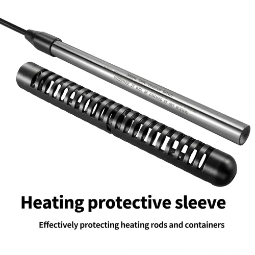 Vista 6 de GRILLME Calentador de agua de inmersión de titanio para bañera y piscina, enchufe NEMA 6-15P, calentador eléctrico portátil totalmente sumergible