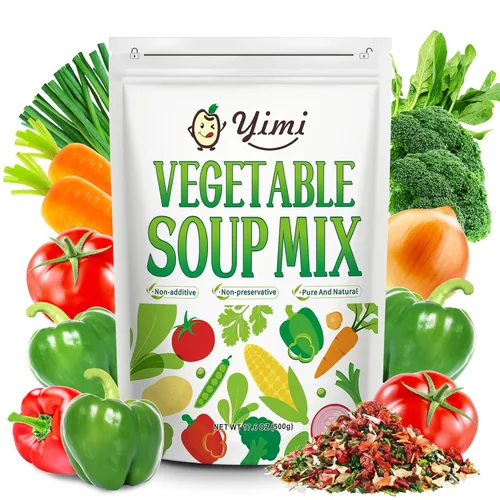 Vista 18 de Yimi - Sopa liofilizada de tofu y miso de verduras para ramen, no pasta de miso