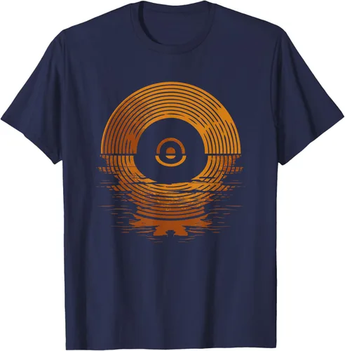 Vista 66 de Vinyl LP Records - Camiseta de vinilo Sunset Negro