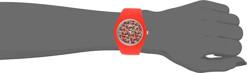 Vista 2 de TKO Cool Red Rubber Fun Gum Ball Dial Watch para adolescentes TK655RD, Rojo -, Digital