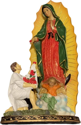 Vista 2 de Virgen De Guadalupe y Sandiego Estatua 12