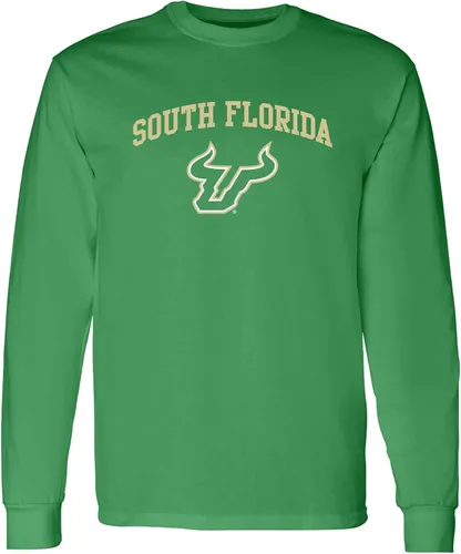 Vista 13 de NCAA oficial de College – University Team Color Arco Logo Manga Larga