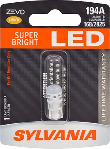 Vista 10 de Foco LED blanco Sylvania Zevo 168 T10 W5 W (Paquete de 1), 168, Blanco