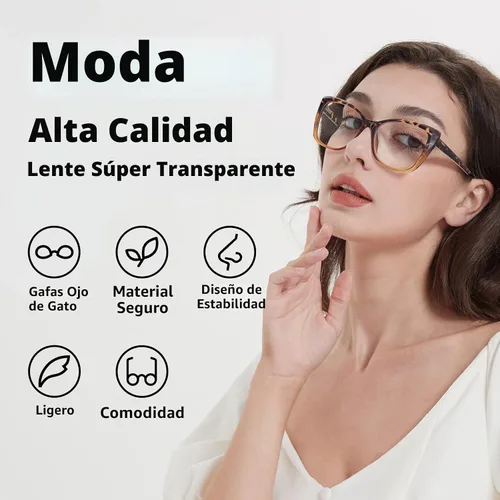 Vista 4 de 3-Pack Reading Glasses for Women Style Frame Spring Hinge Clear Lens Readers Glasses A02: Negro Negro Rosa Transparente