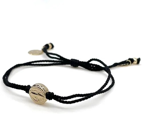 Vista 6 de St Benedict Coin Medal on Adjustable Red Cord Wrist Adjustable Bracelet