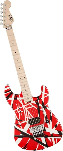 Vista 2 de EVH Striped series Guitarra eléctrica, Negro/Rojo/Blanco