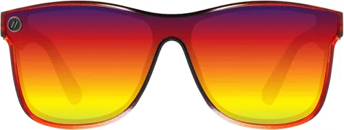 Vista 2 de Blenders Eyewear Millenia X2 Gafas de sol polarizadas Plana, lente espejo, marcos resistentes 100% protección UV Para hombres y mujeres
