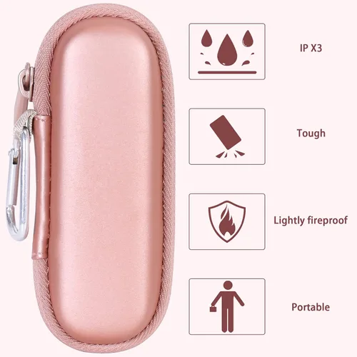 Vista 8 de co2CREA Estuche rígido y cabezal de repuesto compatible con Finishing Touch Flawless Facial Removedor de vello facial eléctrico para mujeres