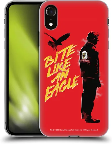 Vista 65 de Head Case Designs Funda de gel suave con licencia oficial de Cobra Kai Eagle Fang Logo Key Art compatible con Apple iPhone 7 Plus/iPhone 8 Plus