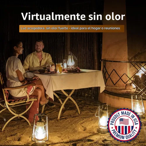 Vista 3 de Lámpara de aceite Firefly, usa combustible limpio, clean-128-c Fórmula de citronela
