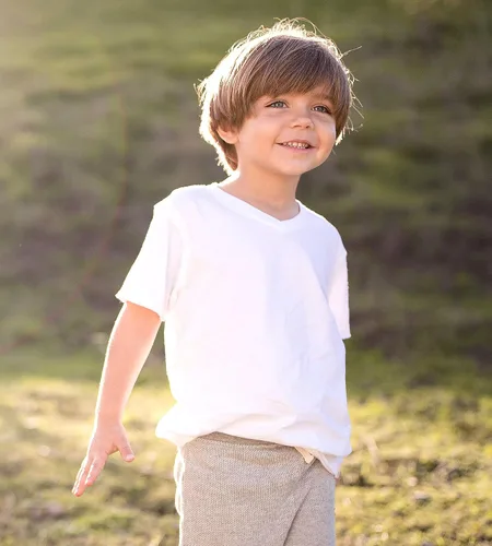 Vista 2 de Burt's Bees Baby Baby Boys Tees, Short Long Sleeve T-Shirt V-Neck Crew Infant and Toddler Top, 100% Organic Cotton