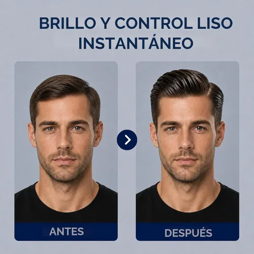 Vista 2 de THEMANCODE Pomada para hombres, fijación media y alto brillo, 4 onzas