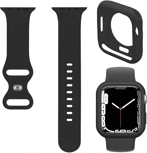 Vista 4 de Funda protectora y correa compatibles con Apple Watch iWatch Series