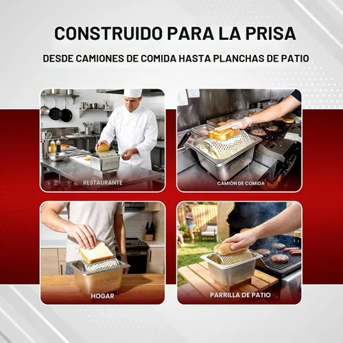 Vista 3 de Esparcidor de mantequilla de acero inoxidable, rodillo de mantequilla para plancha que puede contener 3 barras de mantequilla, rueda esparcidor