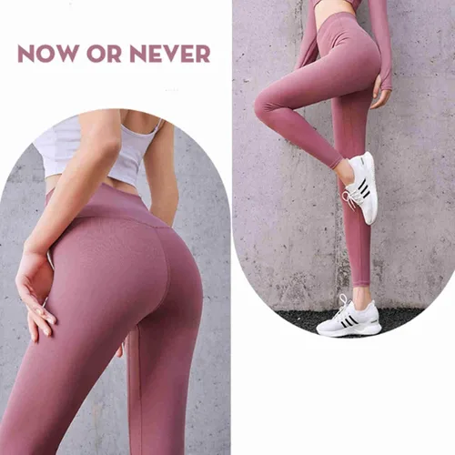 Vista 7 de ZHAOXIAN Pantalones de yoga de cintura alta con bolsillos, control de abdomen, pantalones de entrenamiento para mujer, leggings de yoga elásticos