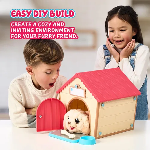 Vista 4 de Little Live Pets My Puppy's Home Playset, juego interactivo para perros