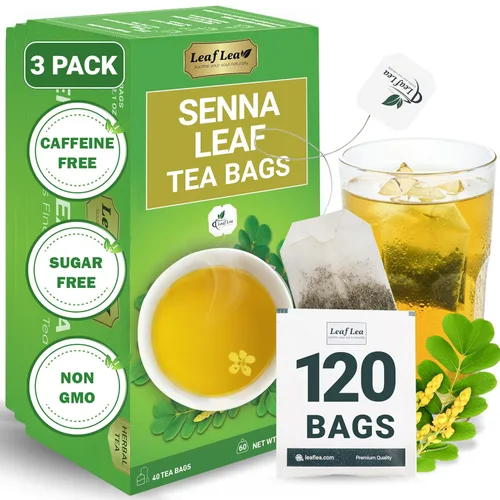 Vista 33 de LeafLea Bolsas de té de melón amargo natural, 40 bolsas de té de hierbas Cundeamor - Té de frutas Melon Amargo Gohyah Apoyo para el bienestar