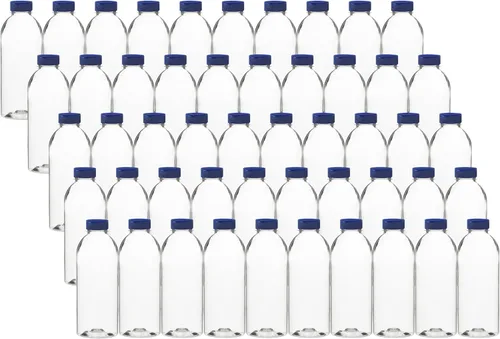 Vista 10 de Rani - Botellas de plástico transparente Botella PET de 8 onzas con tapas abatibles Sin BPA Uso doméstico y comercial, recipientes