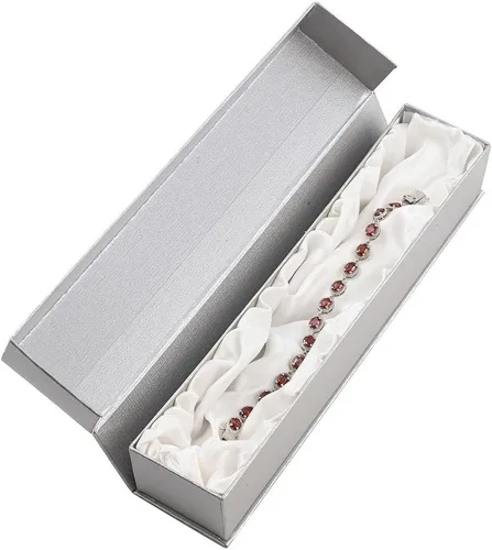 Vista 6 de Birthstone Tennis Bracelets for Women - Friendship Bracelets in 925 Sterling Silver Platinum Plated - Cute Fashion Gemstone Jewelry Birthday