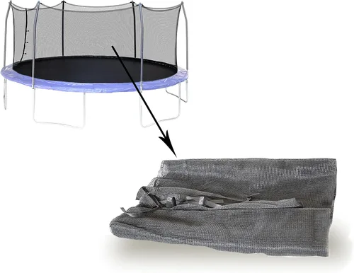Vista 2 de Skywalker Trampolines Red de recinto, 17 pies, 6 recinto de un solo polo