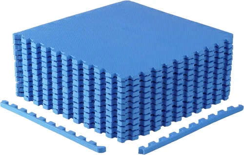 Vista 9 de CAP Puzzle Exercise Mats 3/4” Thick EVA Interlocking Foam Tiles for Home Gym Flooring Multiple Options