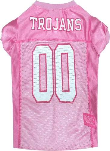 Vista 40 de Pets First Camiseta de la NCAA para perros y gatos, camiseta rosa de California Golden Bears, talla XS. Lindo traje rosa para mascotas