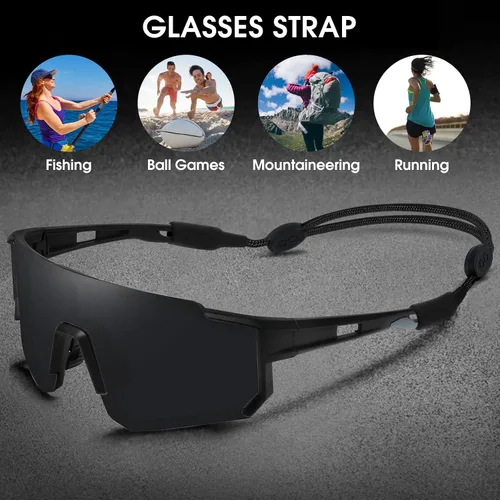 Vista 3 de GZJ Correa deportiva para lentes, 3 unidades, ajustable, sin cola, para mujeres, hombres, niños, soportes para anteojos alrededor del cuello
