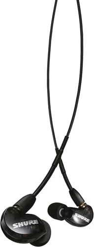 Vista 11 de Monitor SHURE SE215 Live Sound, Negro Professional in-ear monitors with deep bass, single dynamic driver, secure fit, detachable cable and