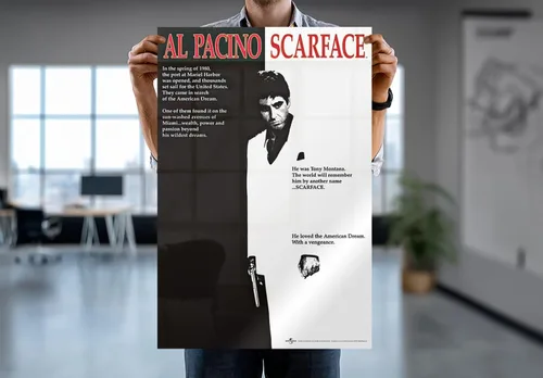 Vista 7 de POSTER STOP ONLINE Scarface - Póster de película (estilo regular) (tamaño: 24 x 36 pulgadas) (póster laminado)