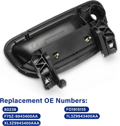Vista 6 de Mango de puerta trasera compatible con 1997-2007 Ford F150 F250 F350 F450 F550 Super Duty, 01-05 Ford Explorer Sport Trac, con cerradura OE