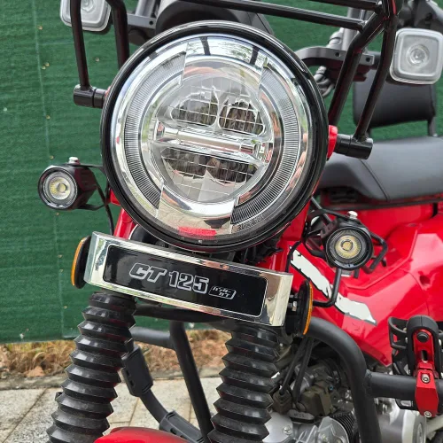 Vista 3 de Kit de luz auxiliar LED con conector compatible con Honda CT125 Trail 125 Hunter cub (2019-actual) (blanco día #2)