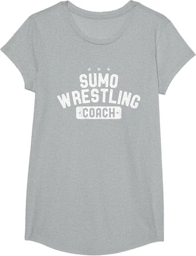 Vista 92 de Camiseta vintage de lucha libre Sumo Entrenador de lucha libre, Negro, S