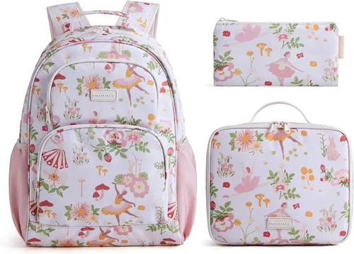 Vista 14 de mommore Juego de mochila para niños y niñas de 4 a 8 años A-dinosaurio