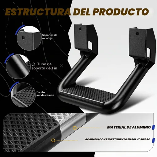 Vista 3 de SSTEP-VR peldaños, Negro