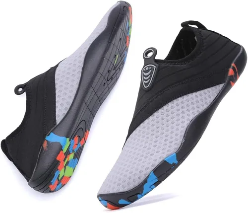 Vista 3 de Vsufim Zapatos Descalzos de Secado Rápido para Deportes Acuáticos, Calcetines Acuáticos para Natación, Playa, Piscina, Surf, Yoga para Mujeres