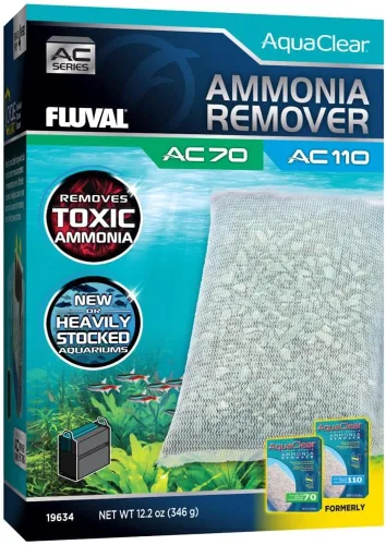 Vista 11 de Aqua Clear AquaClear 20 Insertos para remover amoníaco, medios de repuesto para filtro de acuario, A596