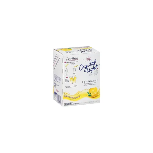 Vista 4 de Crystal Light Productos Crystal Light - Mezcla de bebida saborizada, limonada, 30 paquetes de 0.17 onzas, paquete de 1