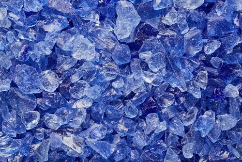 Vista 10 de Clear & Blue Blend - Decoración multiusos de primera calidad y cristal de fuego de 2 libras de 1/4 a 1/2 pulgadas, para uso en características