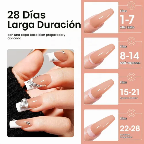 Vista 7 de GELLEN - Gel de polietileno desnudo, constructor de gel de extensión de uñas, HEMA y TPO y sin TMPTA
